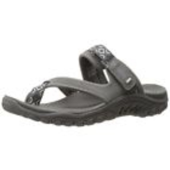 skechers women's reggae trailway slop sandals flip flop